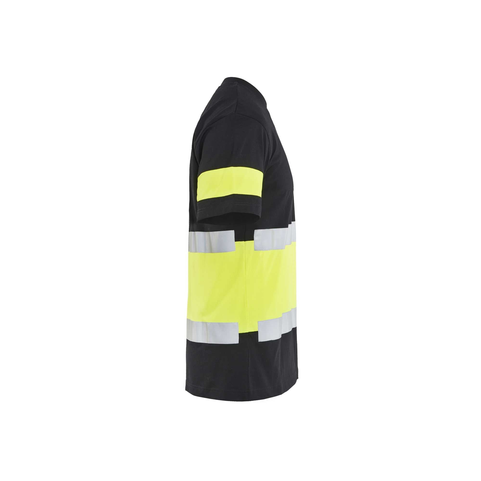 BLAKLADER 33871030 Hi Vis T shirt Hi Vis Reflective Short Sleeve Work T-Shirt MEN - 100% Cotton